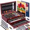 175 Piece Deluxe Art Set with 2 Drawing Pads, Acrylic Paints, Crayons, Colored Pencils Set in Wooden Case, Professional Art Kit, for Adults, Teens and Artist, Paint Supplies